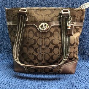 Coach Signature Brown ToTe